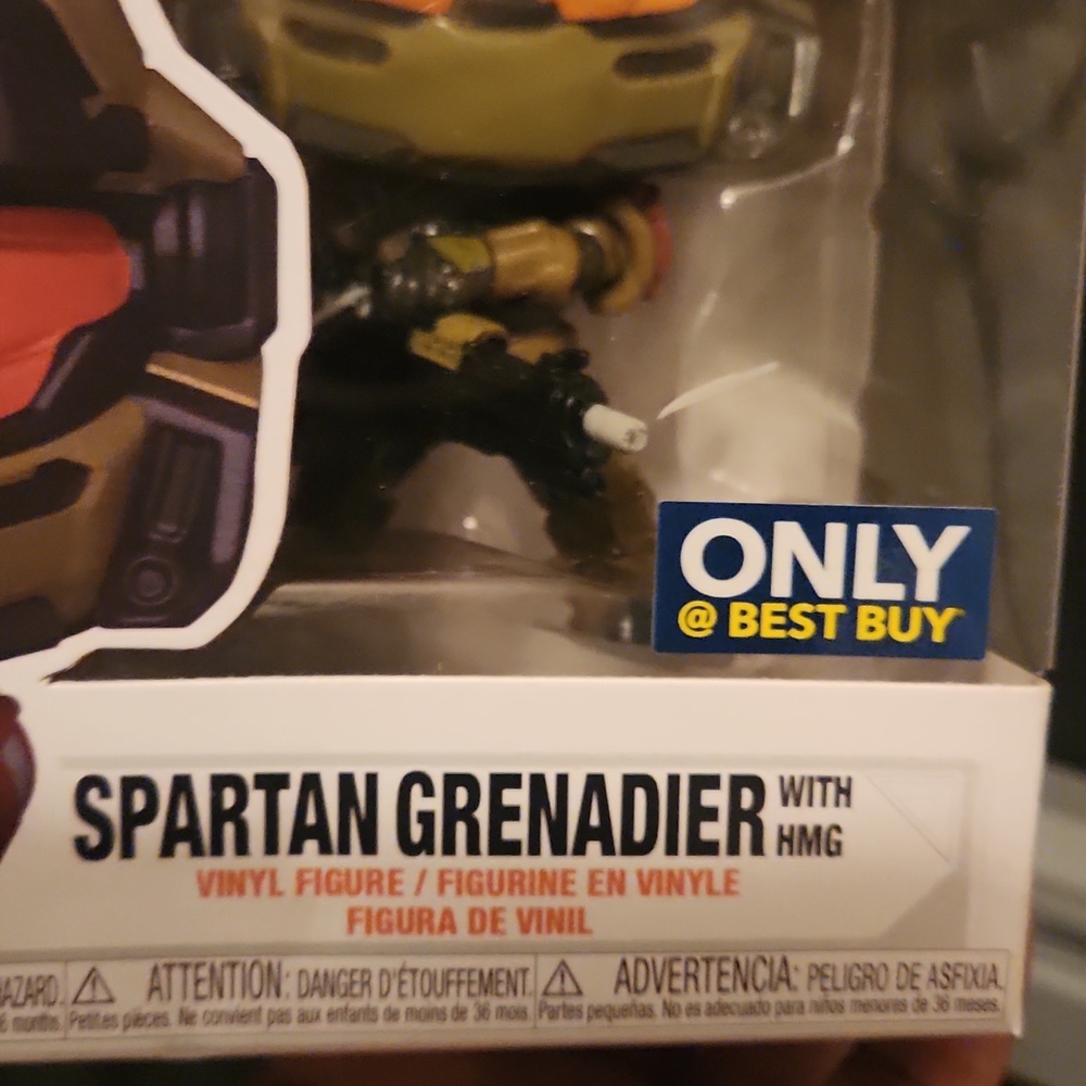 Funko Pop #23 Halo Spartan Grenadier with HMG Best Buy Exclusive - Picture 2 of 9